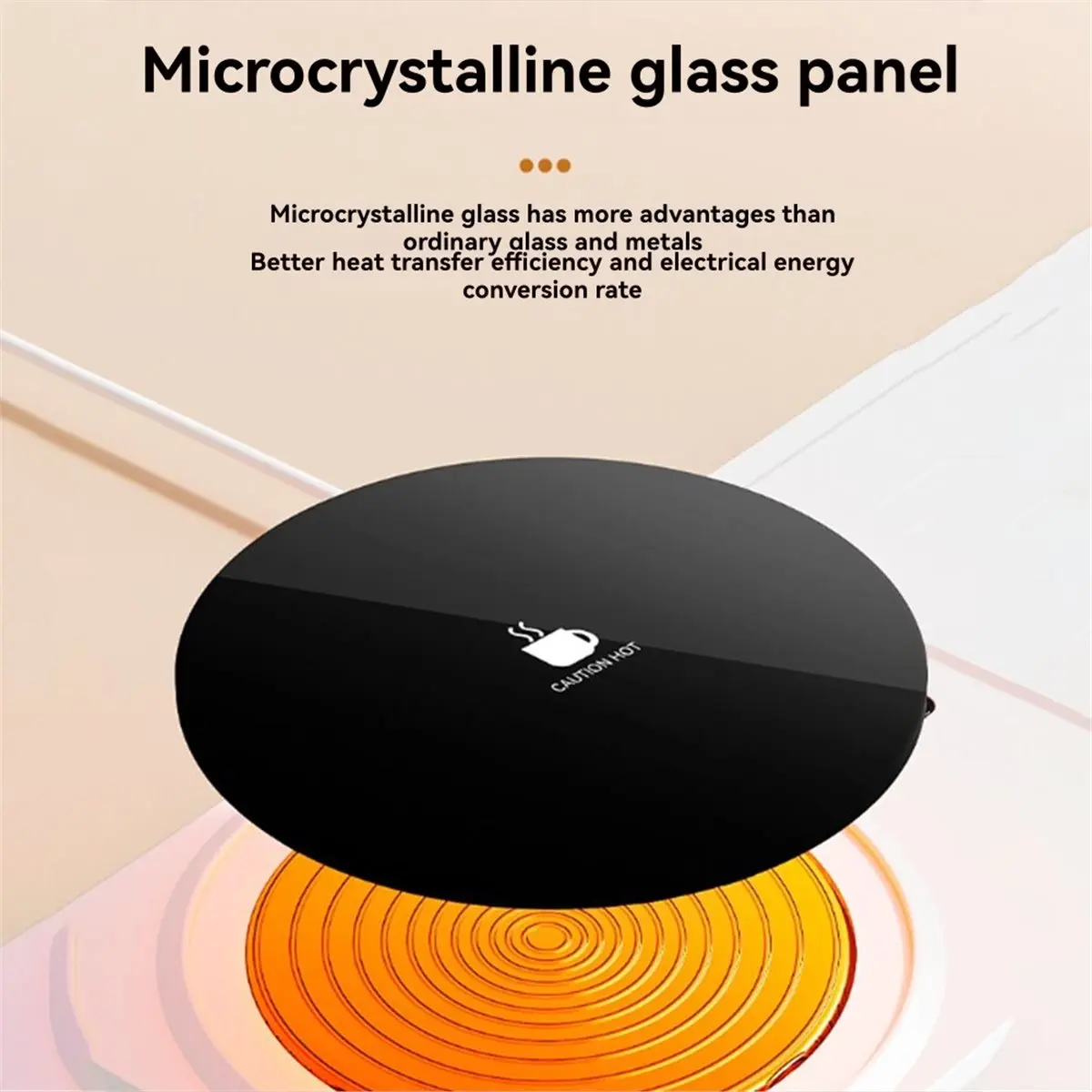 Mug Warmer and Phone Charger 2 in 1 Wireless Charger Drink Heating Warmer Magnetic USB Wireless Charging B