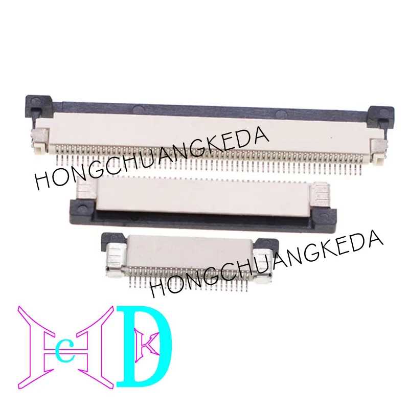10 pieces of FFC flat cable connectors, LCD screen sockets, 0.5mm spacing drawer style connections, 4-20P FPC connectors