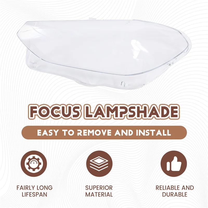 For -BMW X3 G01 2018 2019 2020 Car Headlight Cover Clear Lens Headlamp Lampshade Shell