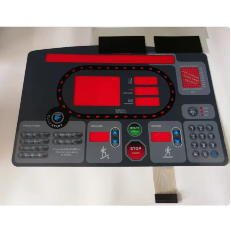 For STAR TRAC 7532 7632 7600 Treadmill Membrane Keyboard Button Keypad