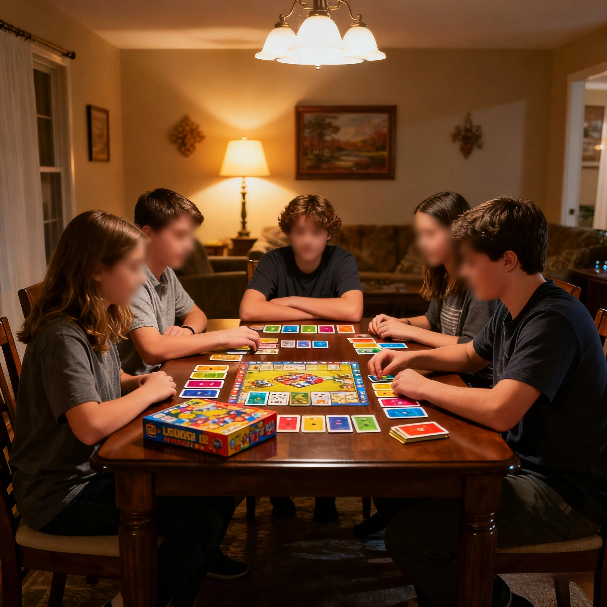 

Family-Friendly Card Games Set with Storage Box – Perfect for Group Play, Christmas & Halloween Gifts