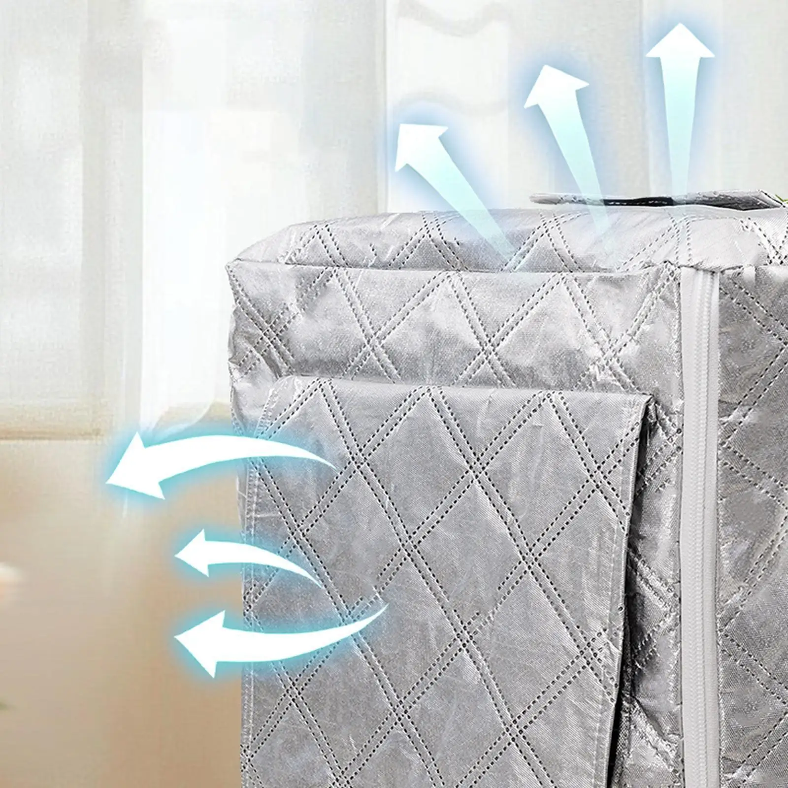 Large Birdcage Cover Three Layer Insulation Light Blocking Breathable Pet Accessory for Parrot Aviary