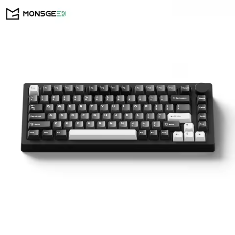 MonsGeek M1 V5 Mechanical Keyboard Rapid Disassemble 75% 82 Keys Gasket Mount RGB 5 Pins Hot-swappable Aluminum Custom Keyboard