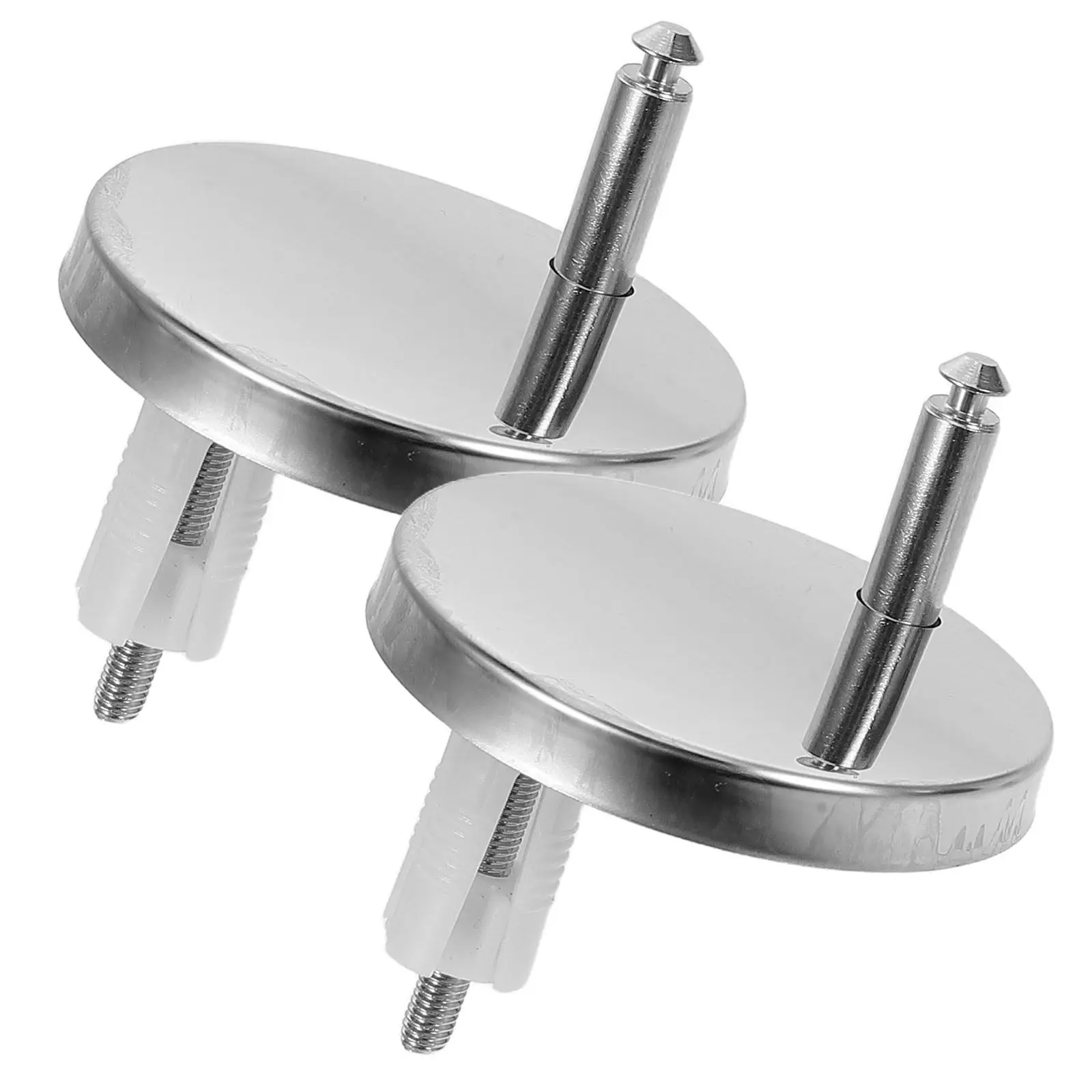 

2Pairs Toilet Seat Bolts Plastic Screws Rubber Expansion Plugs Heavy Duty Stable Fixing Repair Kit Universal Toilet Seat