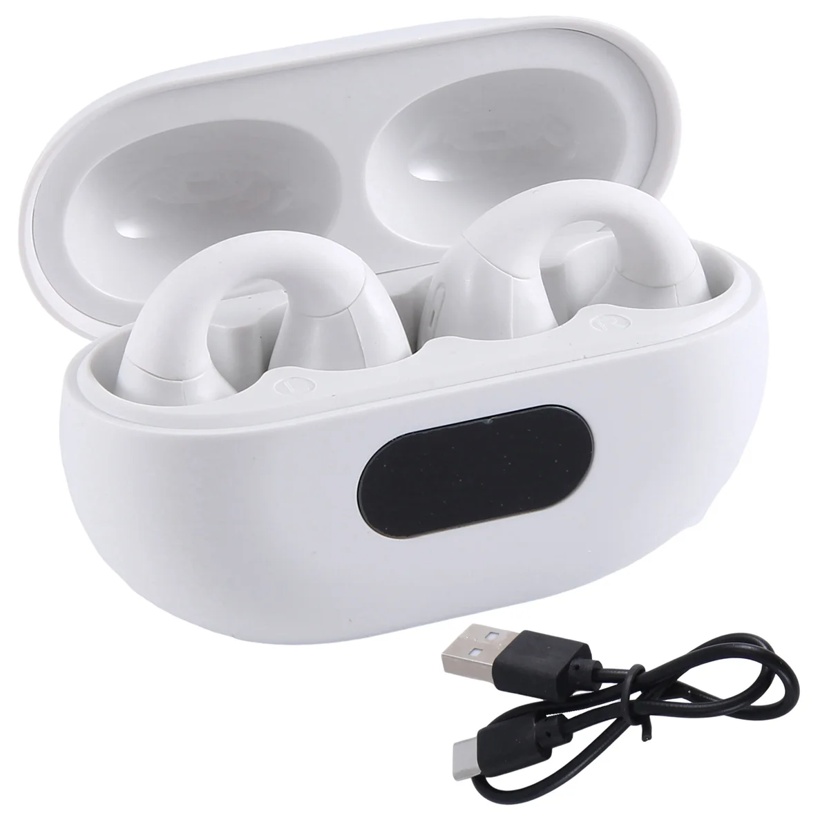 WirelessBluetooth Headset Does Not Enter the Ear Bone Conduction Clip-Ear Motion TWS Noise Reduction Running WaterproofA