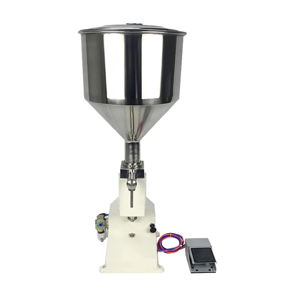 Commercial Small Full Pneumatic Filling Machine Paste Liquid Dual-purpose Filling Machine Honey Toothpaste Filling Machine A02