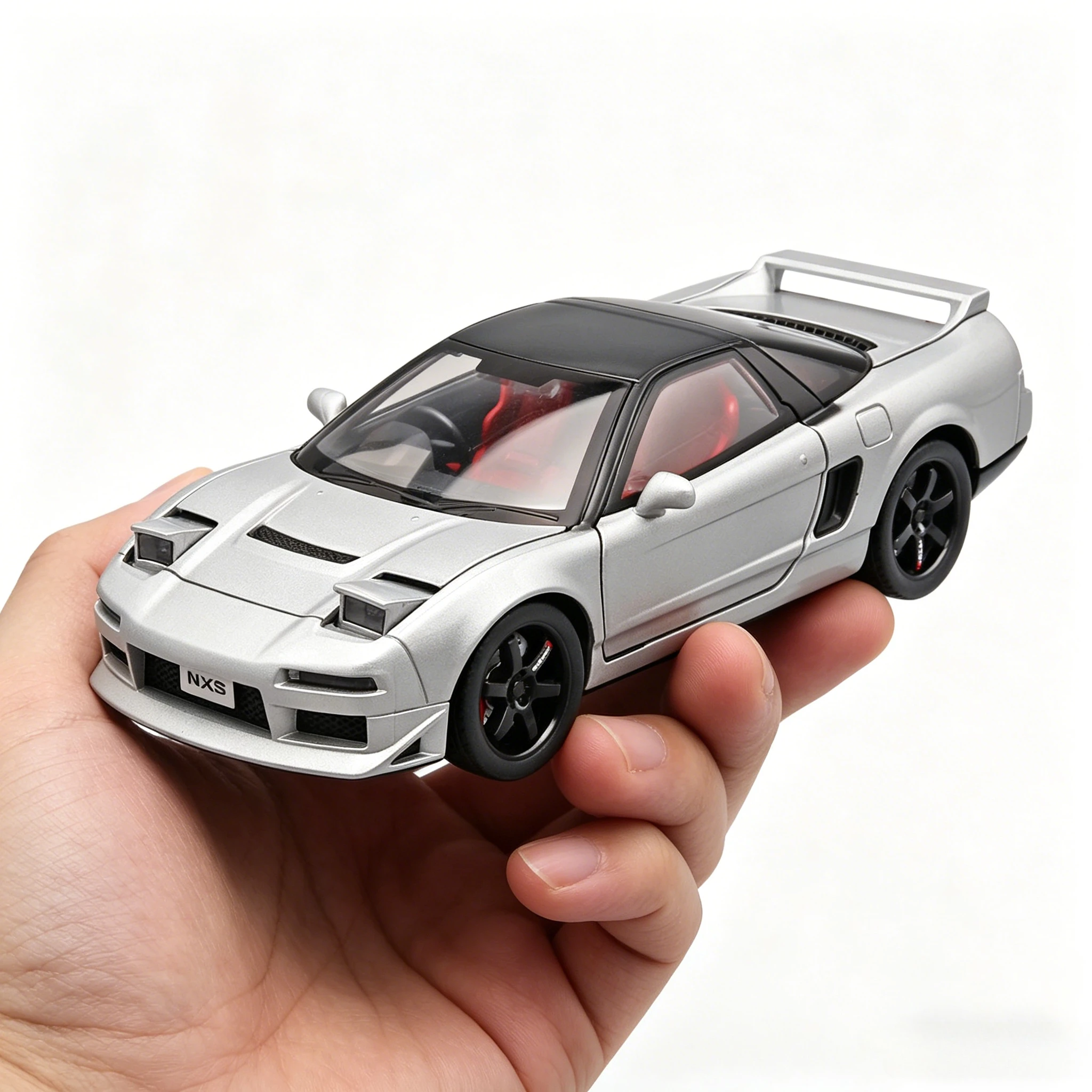 

1:32 Acura NSX NA1 Model Car Toy 5 Doors Opened Miniature Vehicles with Light Music Pull Back Toy Car Children's Educational Toy