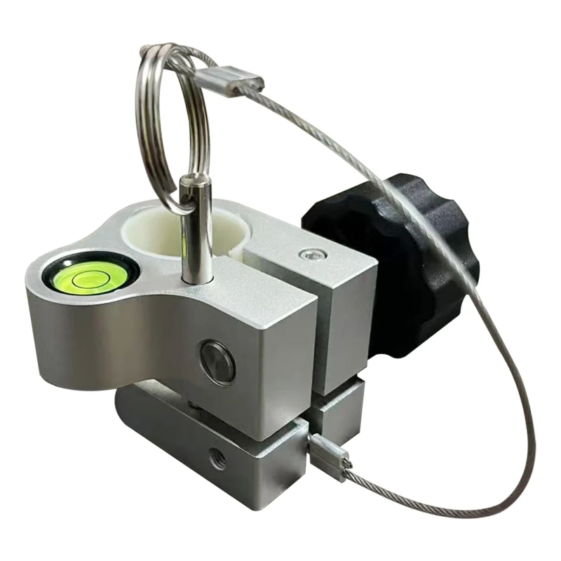 Металлический механизм блокировки сиденья с пузырьковым флаконом уровня, встроенный со стопорным штифтом, 25 мм, телескопический стержень из углеродного волокна