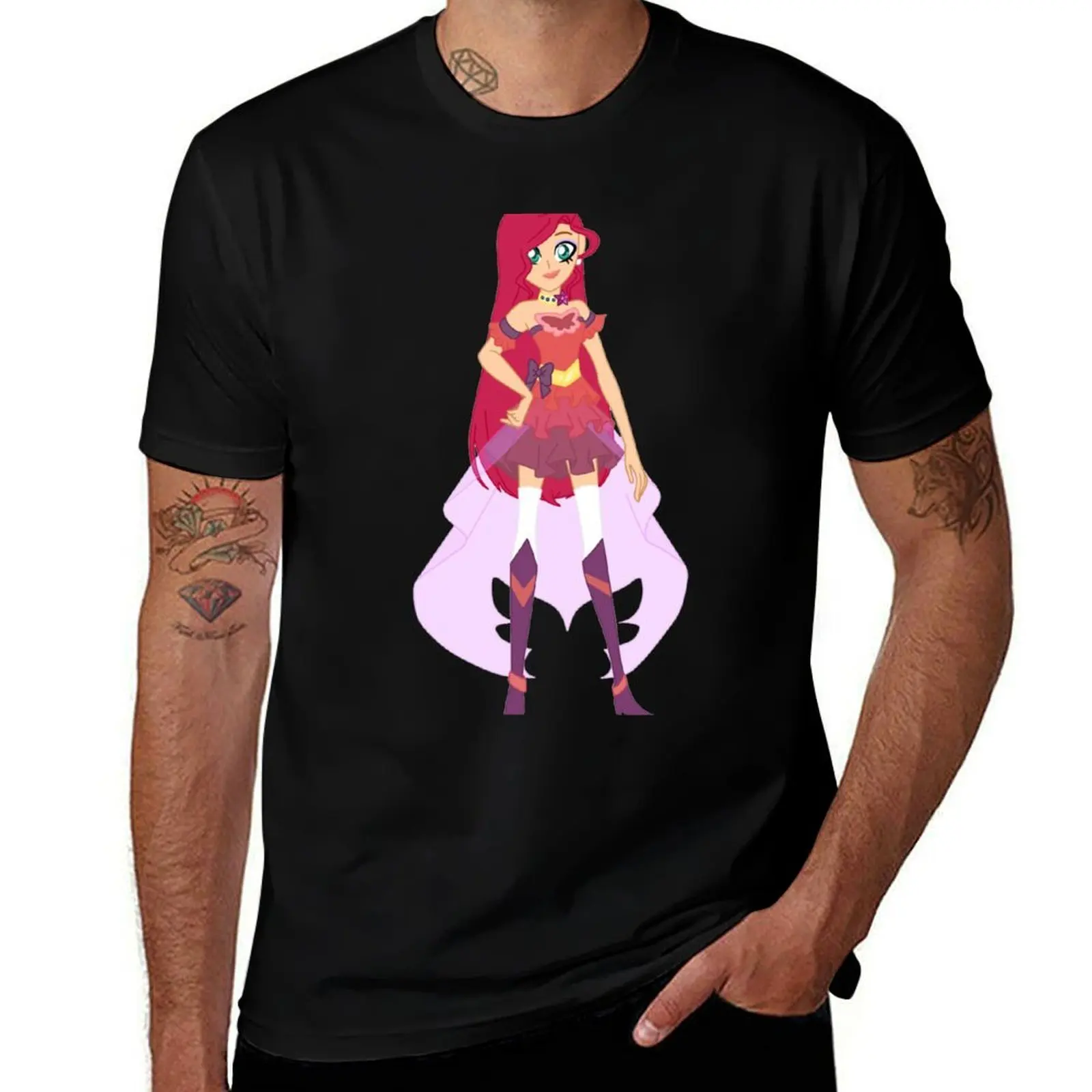 Футболка Lolirock Princess OC, мужские хлопковые футболки с принтом, мужская футболка