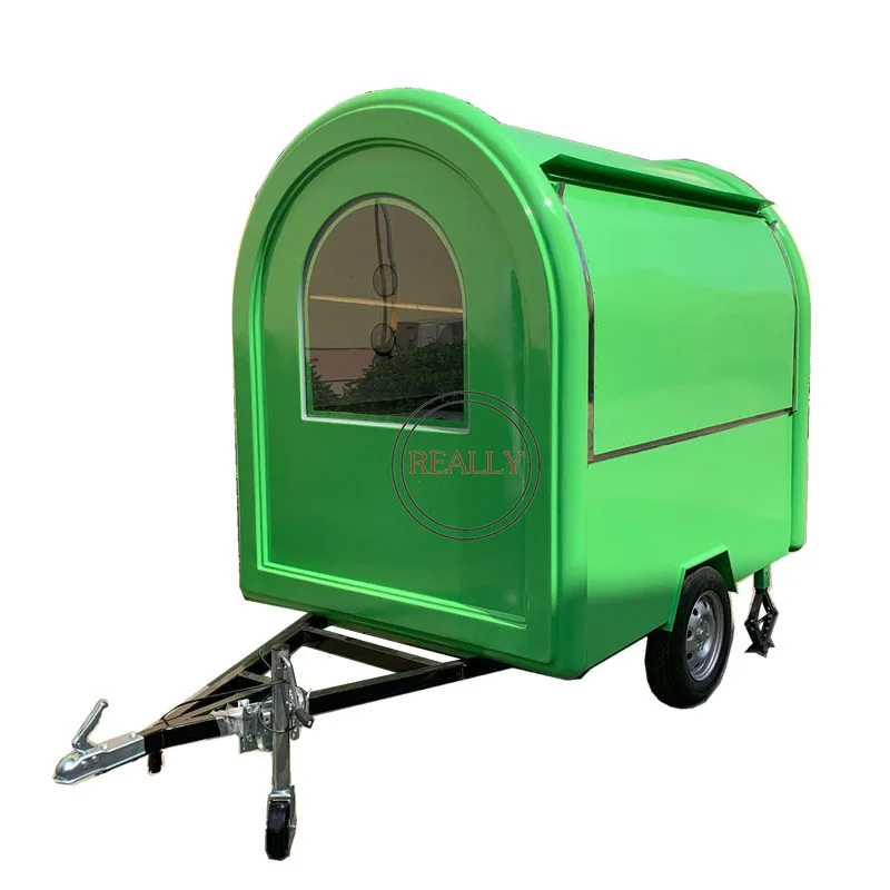 

Mobile Kitchen Food Van / Food Trailer/china Multi-function Mobile Food Carts With Big Wheels