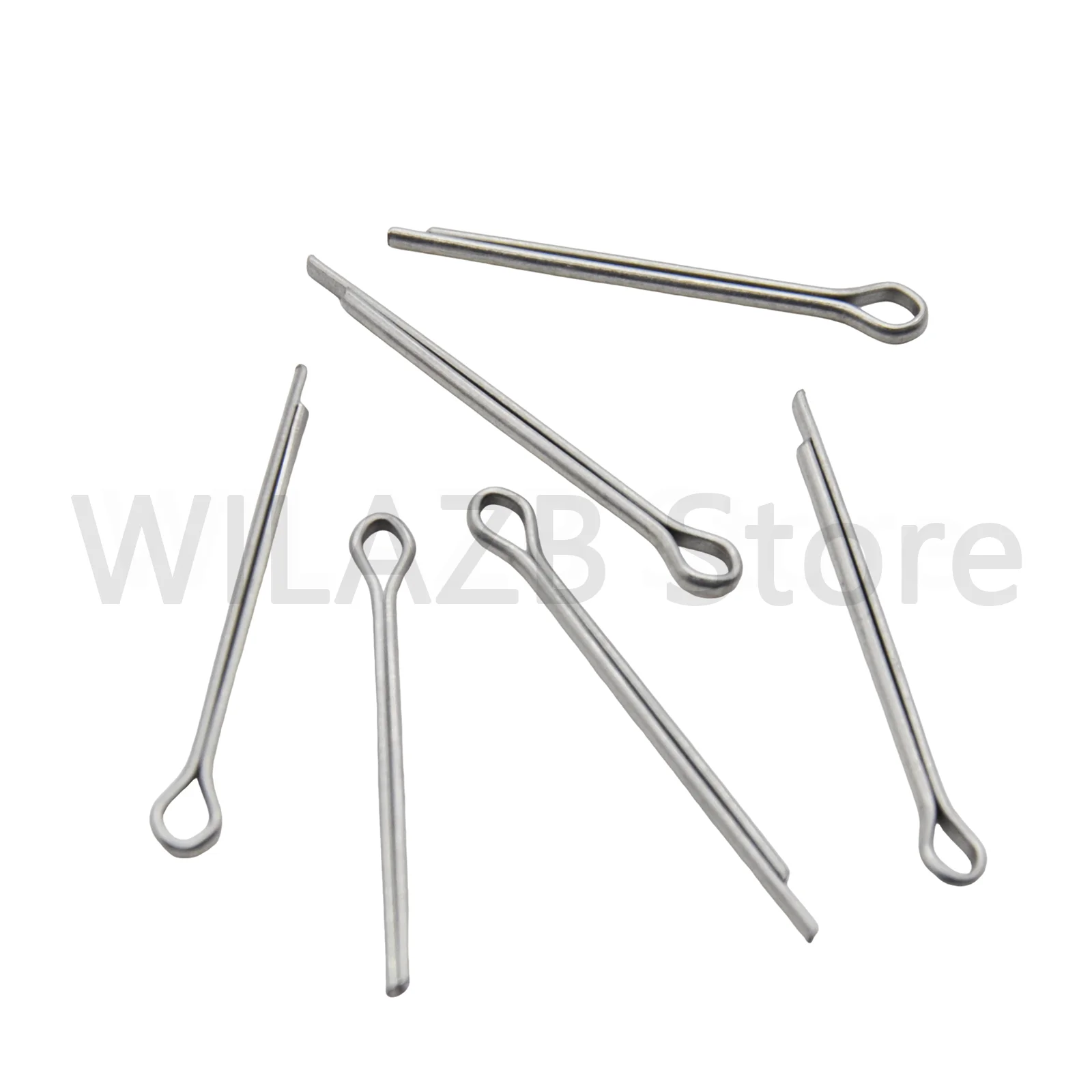 10/50pcsM1.5 M2 M2.5 M3 M4 M5 M6 GB91 Carbon Steel U Shape Type Car Spring Open Split Elastic Cotter Hair Pin Clip Clamp Tractor