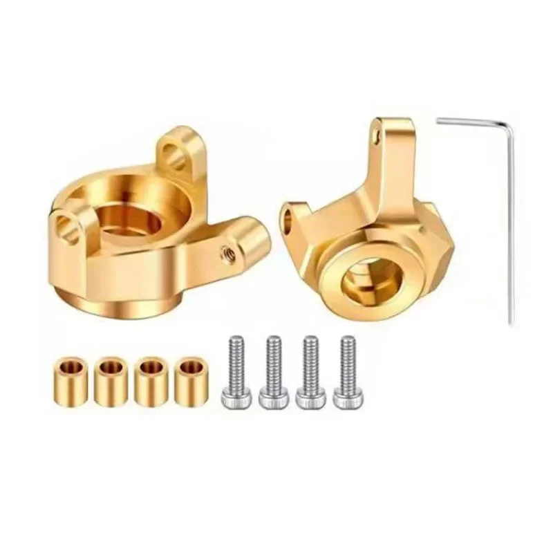 Axial Scx24 90081 Brass Steering Cup With Hex Adapter For 1/24 RC Car