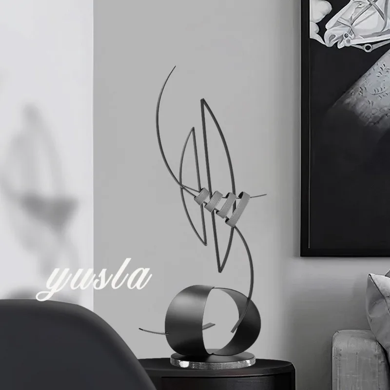 Simple light luxury hotel lobby Entrance cabinet Sales office Exhibition hall Model room Living room TV cabinet Soft decoration