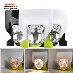 Enduro For Husqvarna Motorcycle Halogen Headlight TE 250i TE300i FE250 FC450 Headlamp Motocross Dirt Pit Bike Accessories