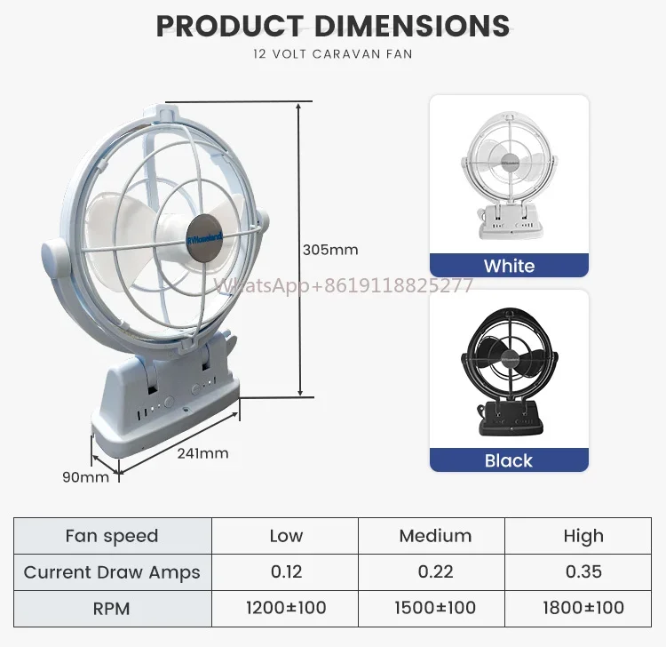 New models at low prices Caravan for a three-speed fan RV