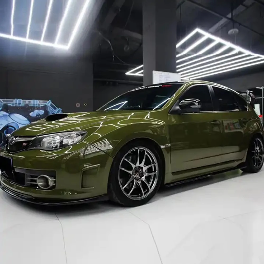 

CRYSTAL GLOSS DARK OLIVE New Arrival Car Wrapping Vinyl 5ft x 59ft Full Roll Size Self-adhesive Film Crystal Green Auto Foil