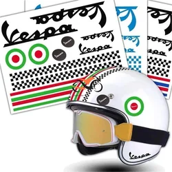 Kask motocyklowy odblaskowe dekoracyjne naklejki dla Vespa gts wiosna 50 125 150 200 250 300 300 Sprint