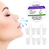 4/12Pcs Anti Snoring Solution Clip Devices Snore Stopper Nose Vents Relieves Smooth Nasal Dilators For Better Sleep Sleeping Aid