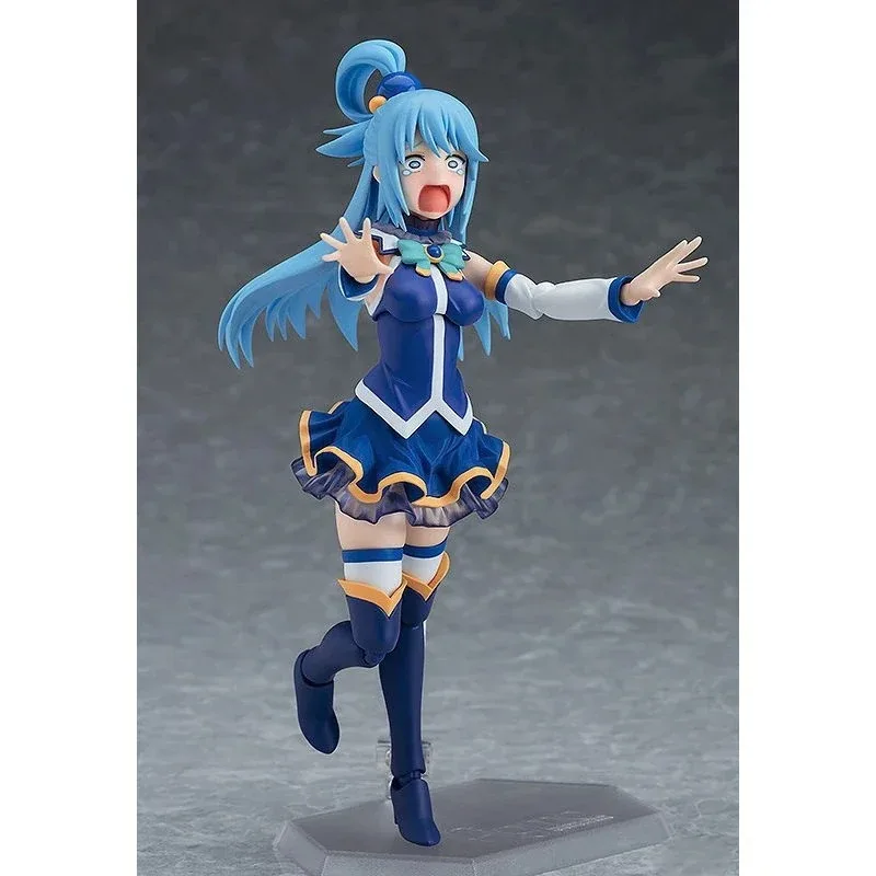 In Voorraad Echte Originele Max Factory Zegeningen voor Een Betere Wereld Aqua PVC 14 CM Anime Action Figure Model Speelgoed Geschenken collectie