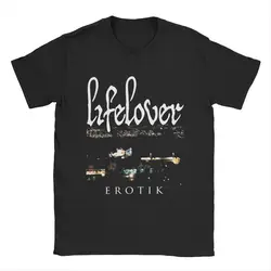 Lifelover Erotik T Shirt Men's 100% Cotton Vintage T-Shirts Round Neck Tees Short Sleeve Clothes 4XL 5XL