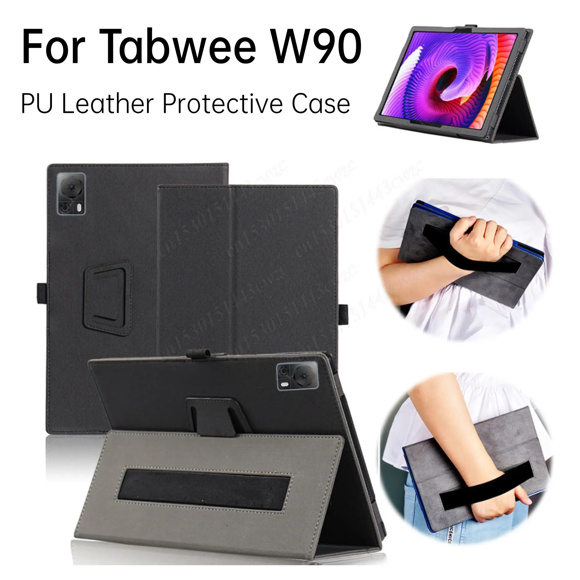 

Чехол с полным покрытием для планшета Tabwee W90, магнитные чехлы из искусственной кожи с подставкой-держателем, защитный чехол для ручного планшета, аксессуары