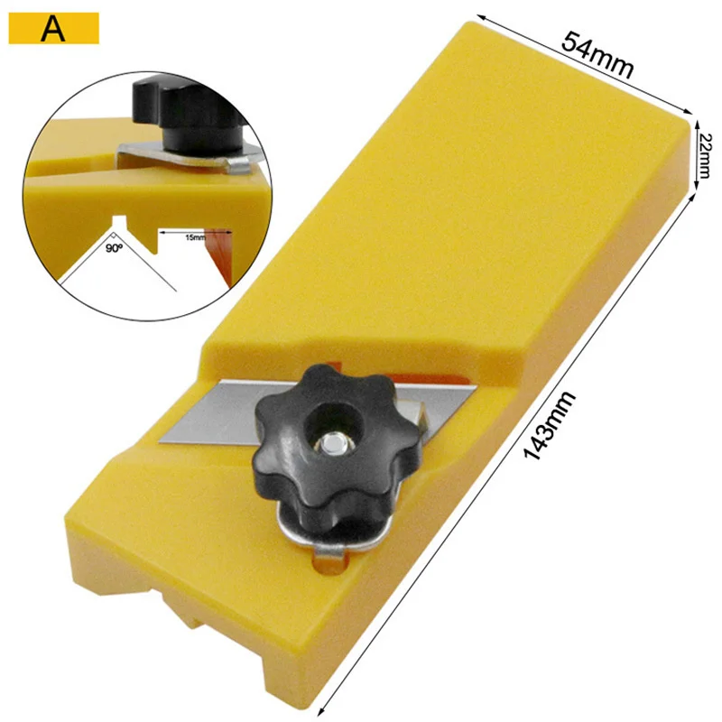 Woodworking Gypsum Board Planer Tool Edge Corner Planer Board Edge Trimming Manual Planer 45 Degree Hand Plasterboard Cutter