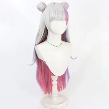 碧藍航線紫苑cosplay假髮長雙色假髮萬聖節派對假髮+贈送髮網 8 最佳銷售 碧藍航線cosplay - №5