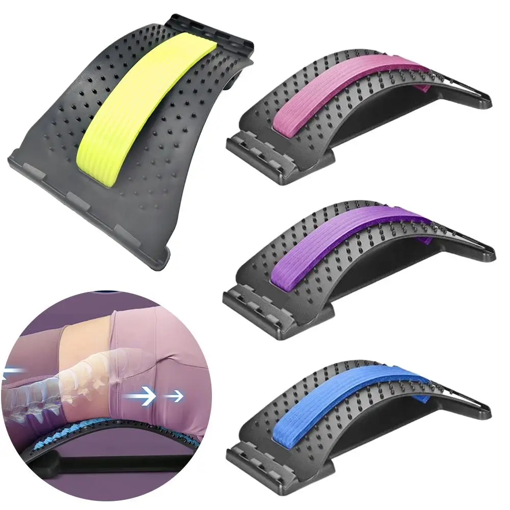 

Lumbar Support Relief Device Yoga Auxiliary Lumbar Massage Pad Traction Tool Home Use Neck Massager Beauty Health Product ﻿