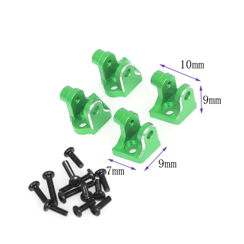 XX-RC actualización de coche Kit de asiento de fijación de barra de acoplamiento inferior para LOSI 1/18 Mini LMT 4X4 cepillado Monster Truck RC piezas de mejora de coche verde