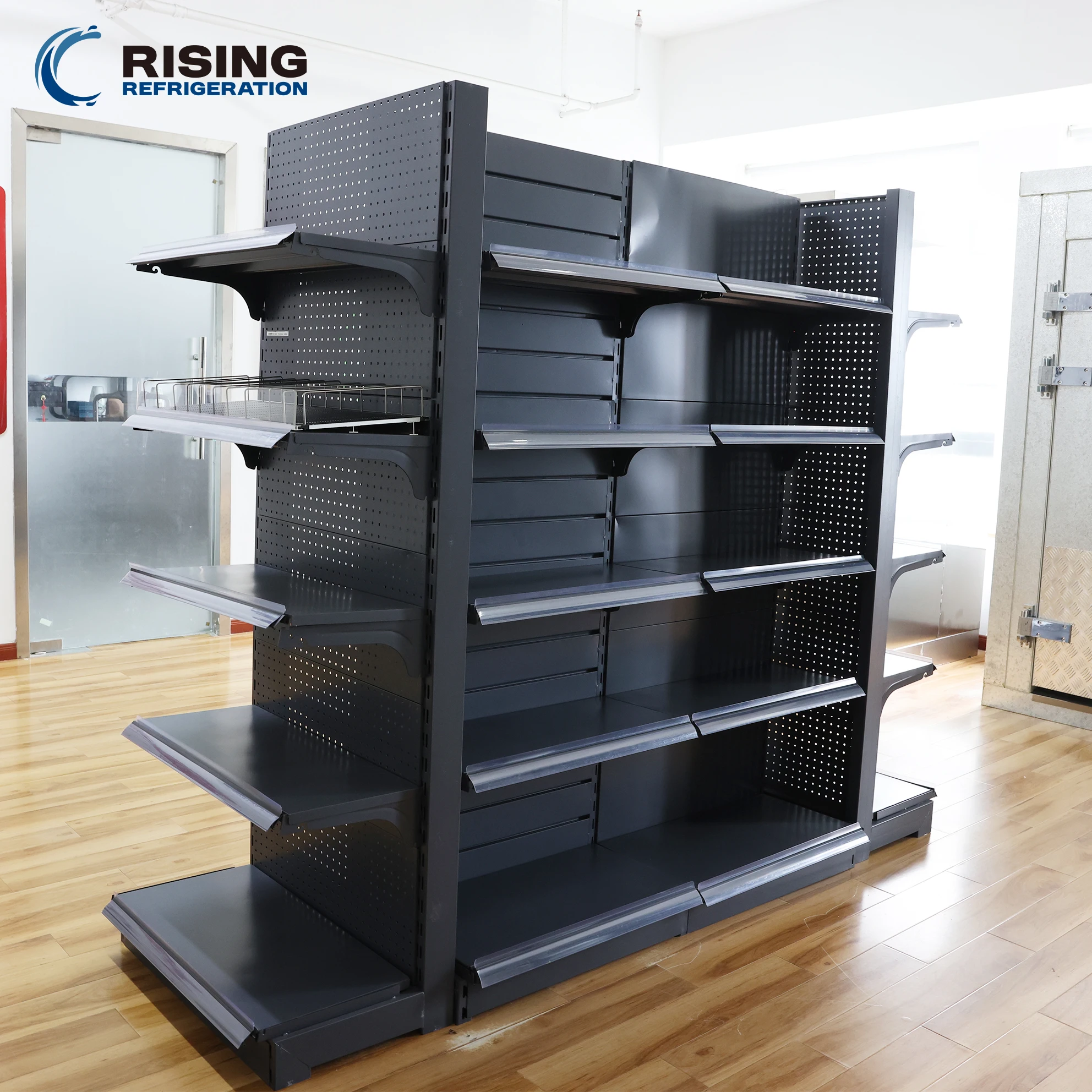 Supermarket Shelf For Retail Store Custom Supermarket Racks Display Shelving