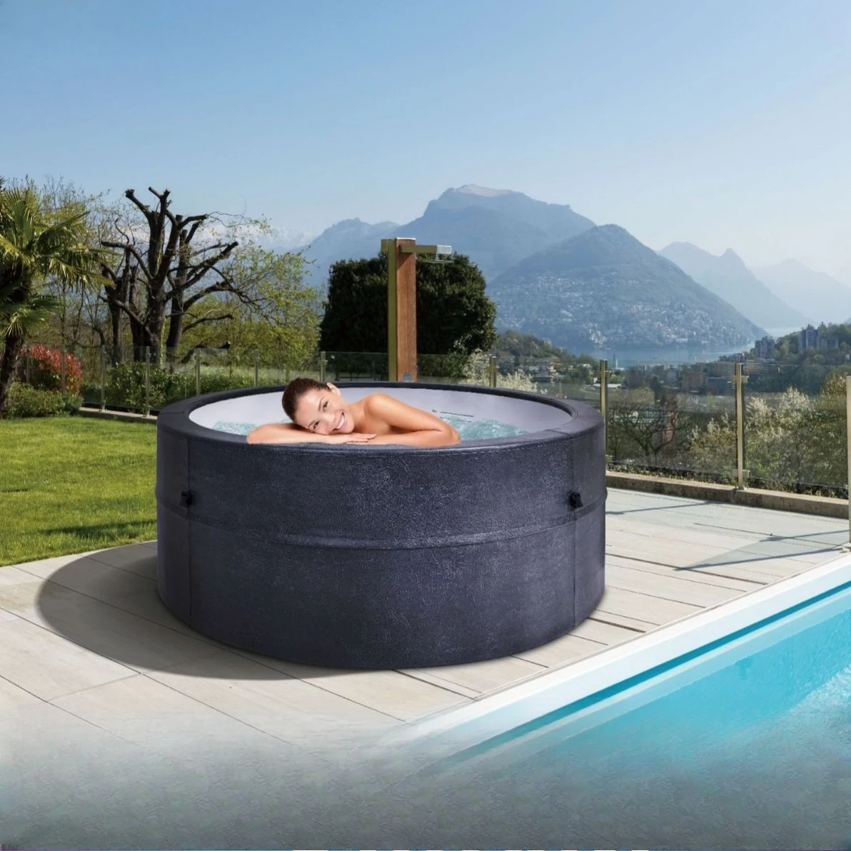Inflatable spa Jacuzzi heating, swimming pool