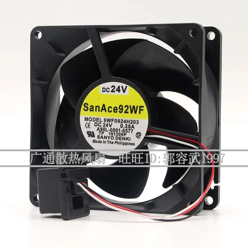 New 9WF0924H203 24V 0.35A 9CM 90*90*32mm Genuine Insertion Head NACO FANUC Special Fan A90L-0001-0577