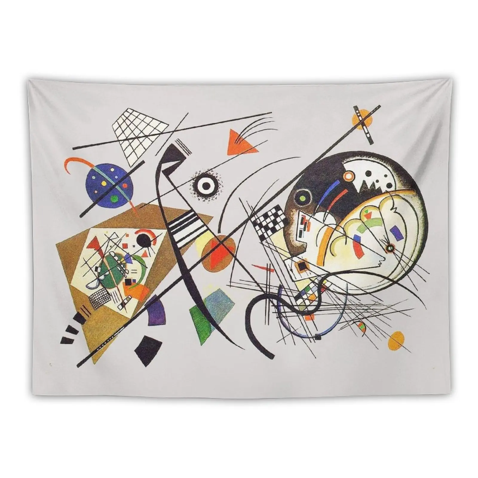 New HD “Transverse Lines” (1923) by Wassily Kandinsky Tapestry Bedrooms Decorations Tapete For The Wall