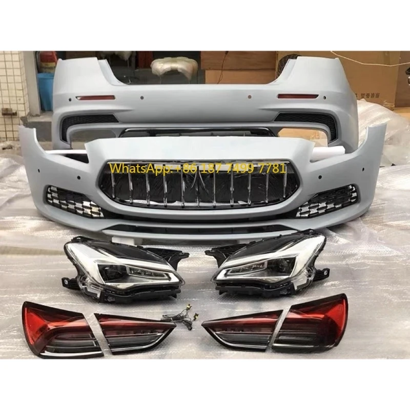 

Старая модель для улучшения нового комплекта окружности, включая фары, задние фонари, автомобильные бамперы для Quattroporte