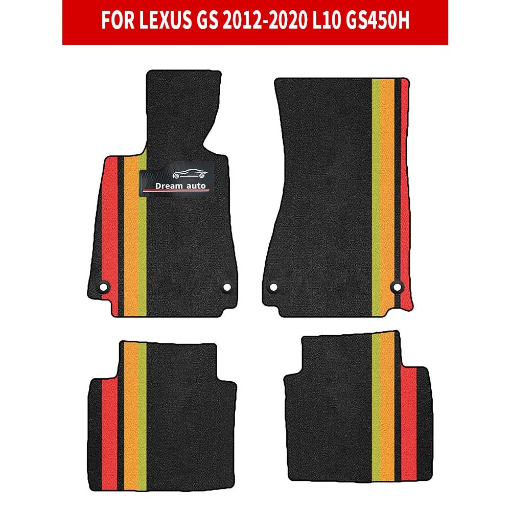 

Custom Car Floor Mats For Lexus GS 2012-2020 L10 GS450H Waterproof Auto Carpets Foot Coche Accessorie