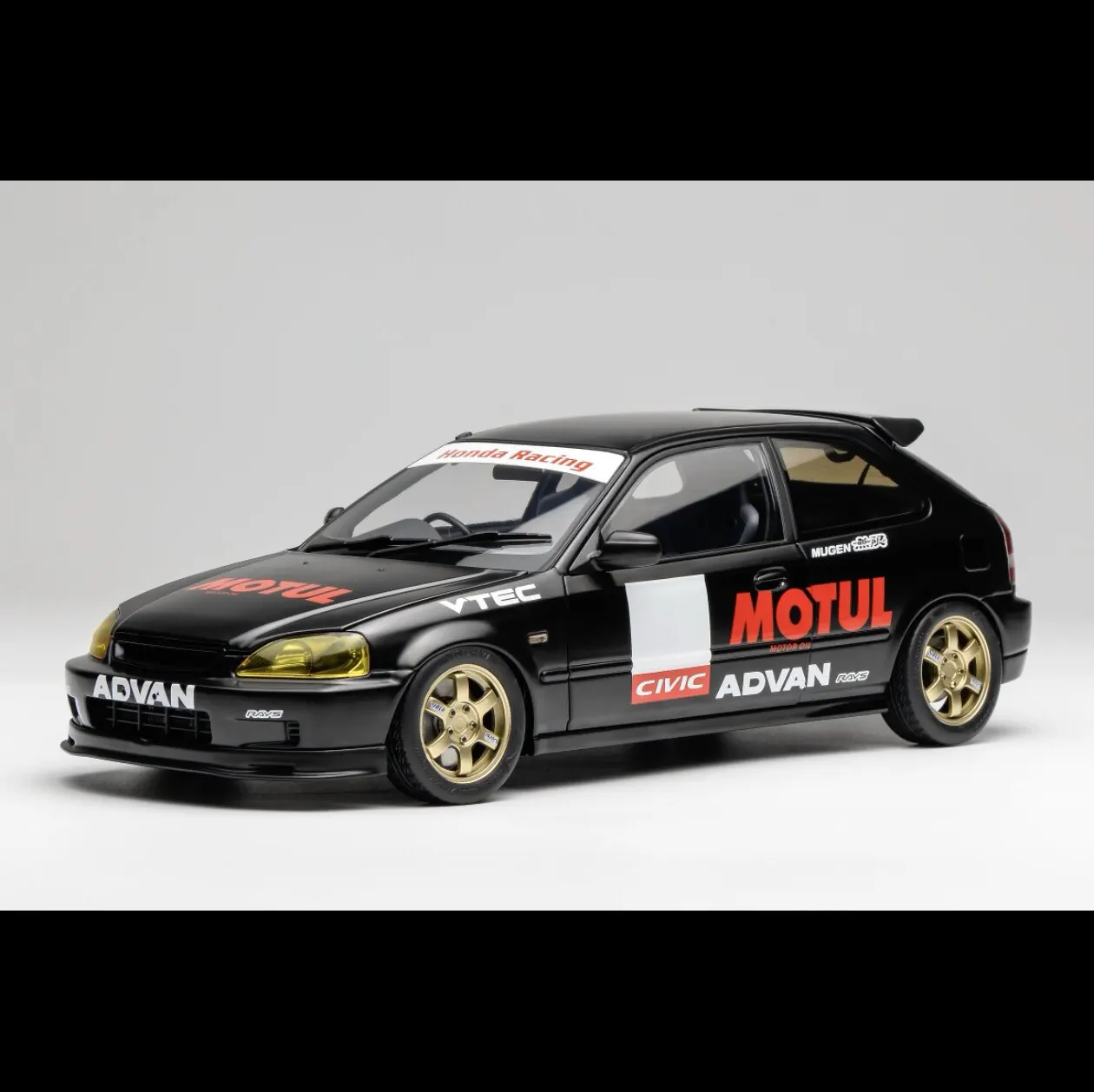 Diecast 1:18 Scale Honda Civic TYPE R EK9 Alloy Car Model