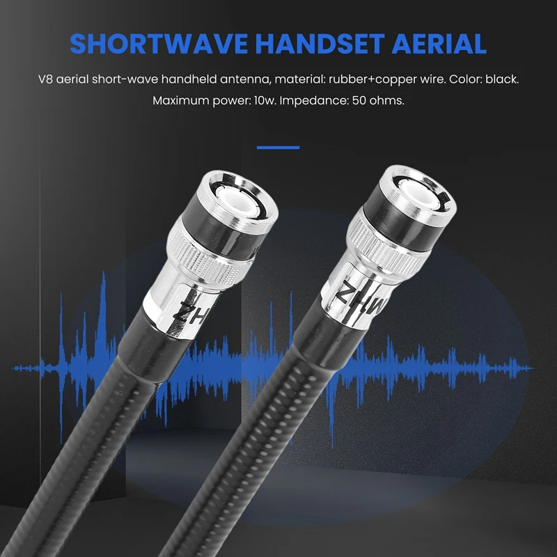 2 SZTUK 27 MHz BNC V8 Antena krótkofalowa Antena radiowa