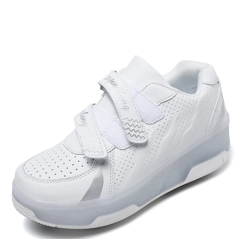 

2025 New Invisible 4-Wheel Roller Sneakers: Kids' Heelys – Boys' & Girls' Student Skating Sports Shoes