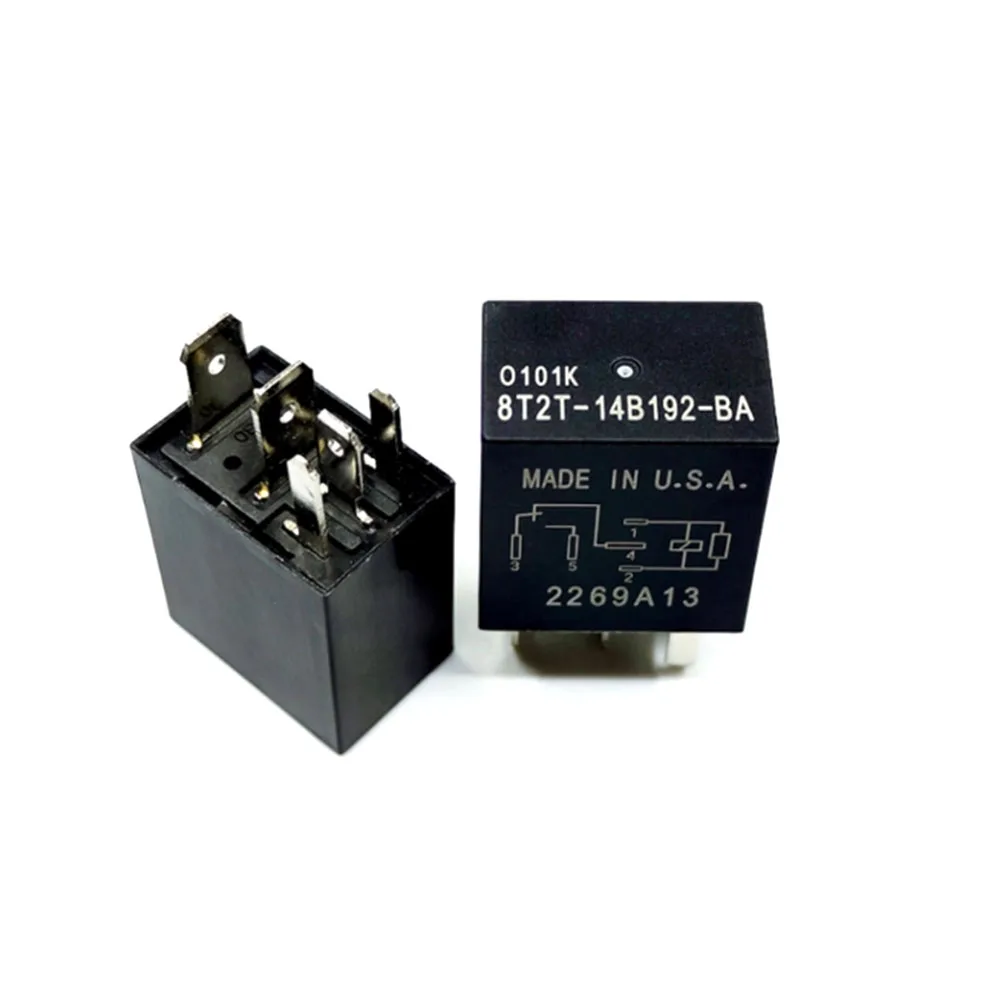 8T2T-14B192-BA 5Pin سيارة تكييف الهواء مروحة مضخة زيت التتابع 12VDC