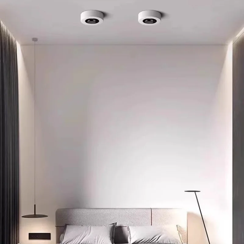 Ultra-thin COB Downlight 7W 9W 12W Surface mounted LED Anti-glare Ceiling Light for Living room Bedroom Corridor Hallway AC220v