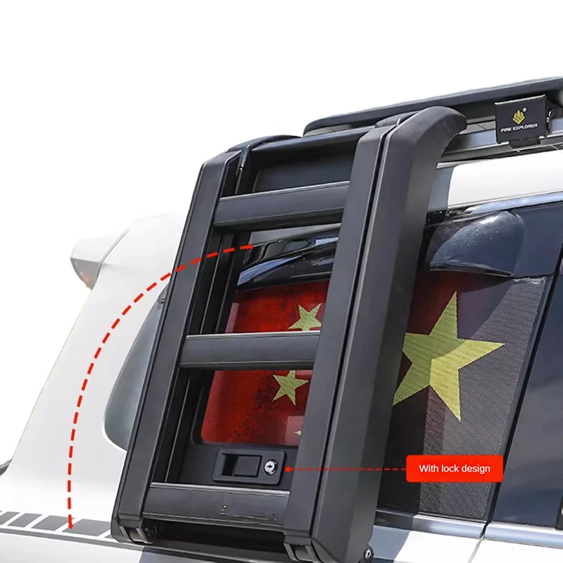 

Foldable Elevatable Protection Framework Car Side Door Ladder for Tank 500