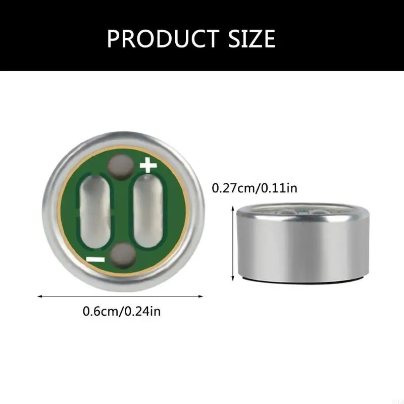 Pickup micrófono Electret Condenser 31 kb para interferencias registro estudio resistente