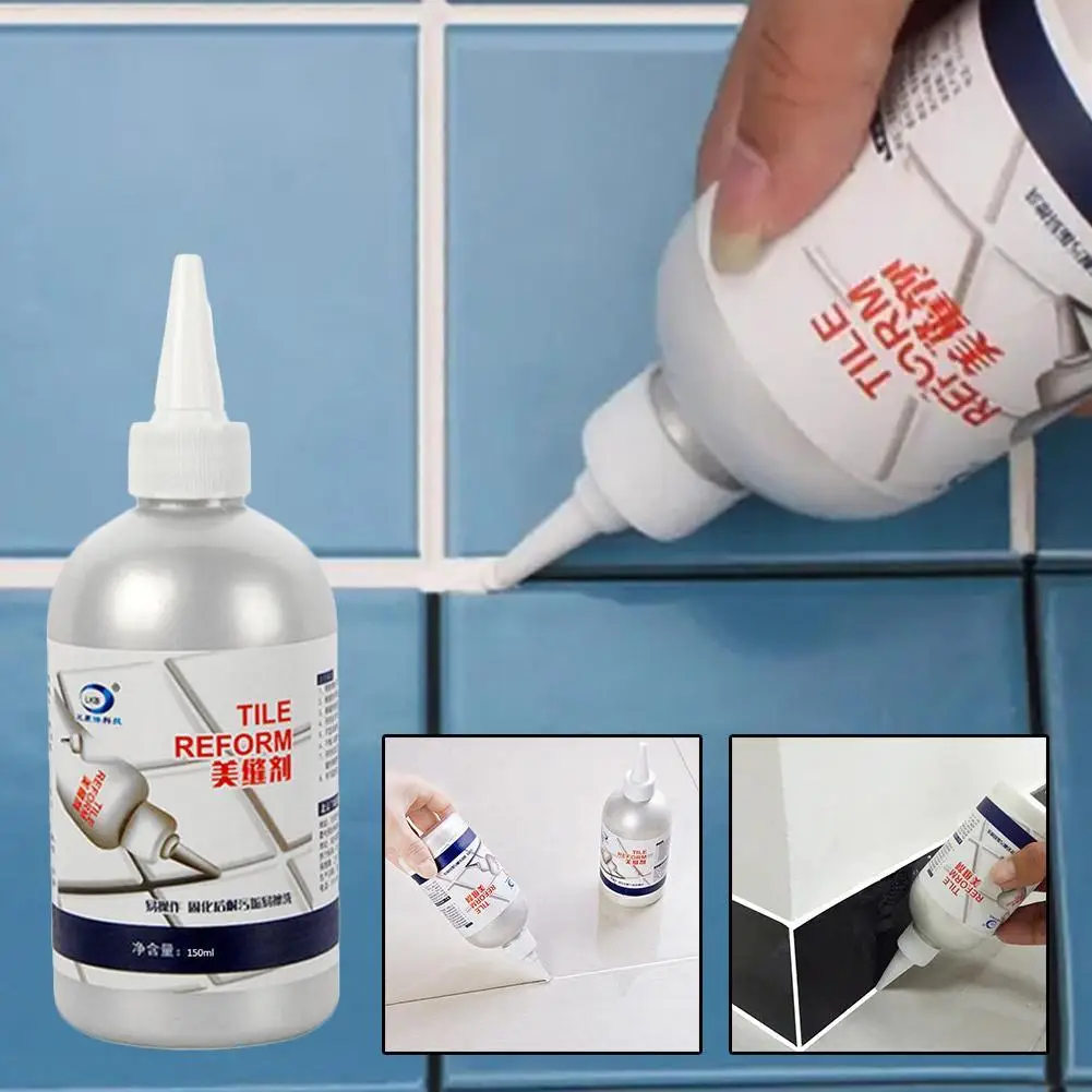 

150ML Seam Beauty Agent Tile Refill Agent Grouting Fill Tile Glue Sealer Repair Porcelain Ceramic Glue Waterproof