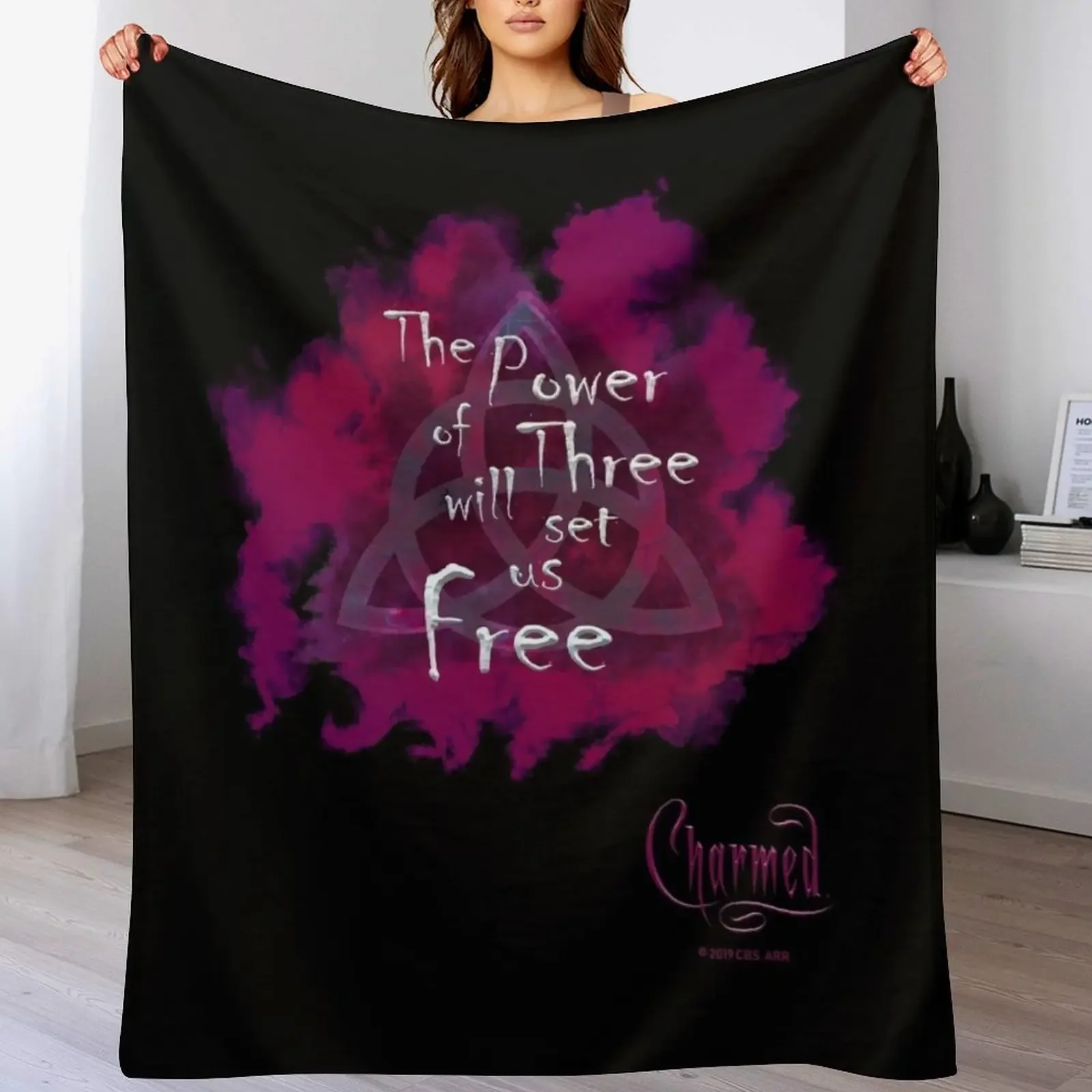 Charmed: The power of Three Throw Blanket funny gift Weighted Blankets