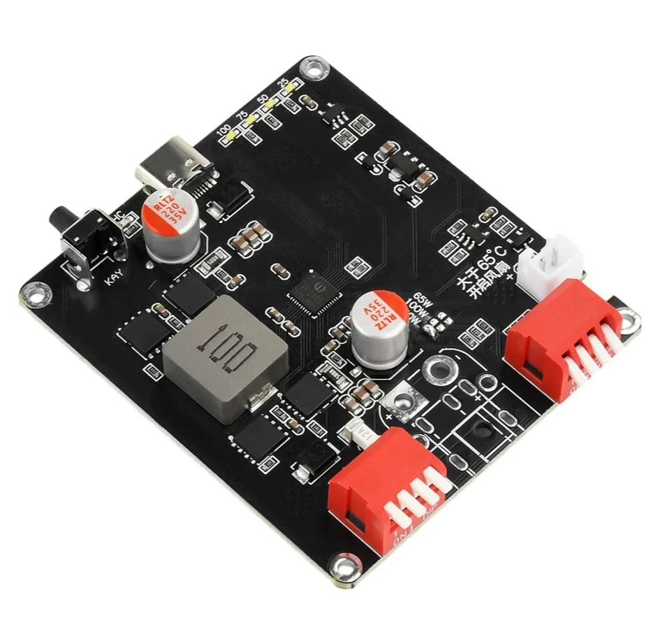 IP2366 自動温度制御 140W 双方向急速充電モジュール 2-6S リチウムイオン電池充電ボード