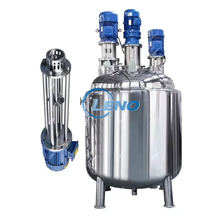 

Factory Price Stainless Steel Mixing Tank Liquid Chemical Food Blending Heating Jacket Mixer Tank With Agitator Mixing Tank