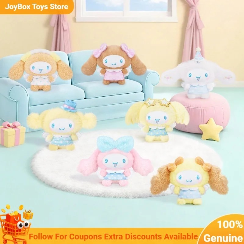

Genuine TOP TOY Sanrio Cinnamoroll Sweet Friends Series Blind Box Cute Vinyl Plush Bag Charm Keychain Soft Fluffy Plushie Gift