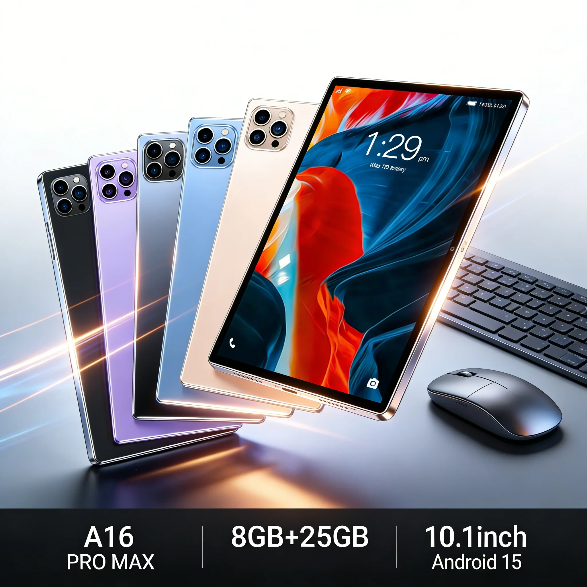 Fashion 16 Pro Max Tablet 8+256GB Android 15 High Speed Wifi Bluetooth Tablet PC