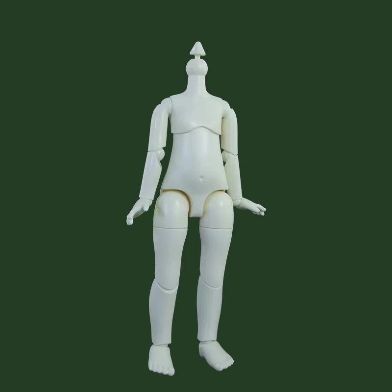 Muñeca Bjd de 30CM para niños y niñas, muñeco desnudo de cuerpo articulado mecánico con cabeza de maquillaje, juguete de regalo, 1/6