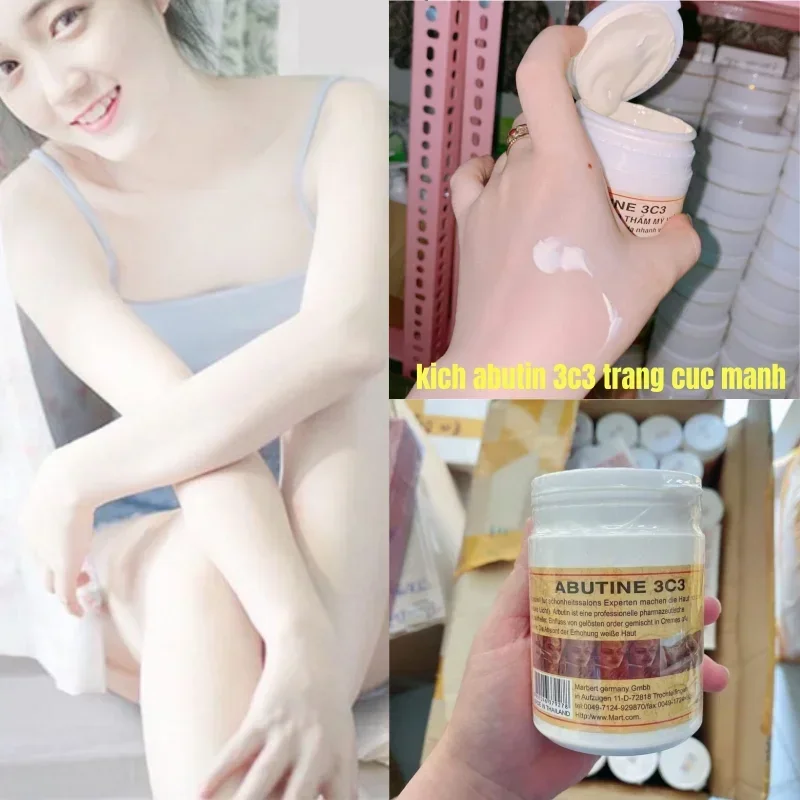 Abutine 3c3 Whitening Body Milk Reduce Dark Skin Blemishes, Moisturize, Brighten and Smooth Skin Whiter 250ml